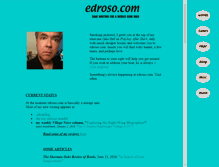 Tablet Screenshot of edroso.com